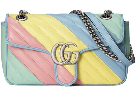 gucci pastel multicolor|Gucci Marmont Shoulder Bag GG Small Pastel Multicolor .